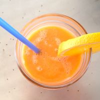 Vitamin C Boost {Orange Carrot Juice Smoothie}